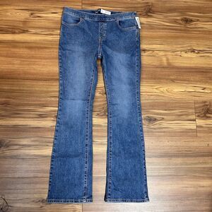Girls Old Navy XXL 18 Flare Jeans Blue Stretch Bootcut Denim NWT